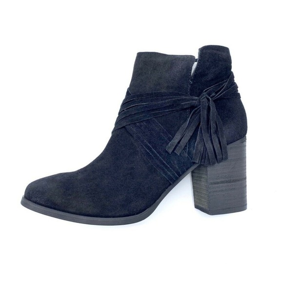 Coolway Shoes - NEW Coolway Luddie Ankle Boots Booties Black Suede